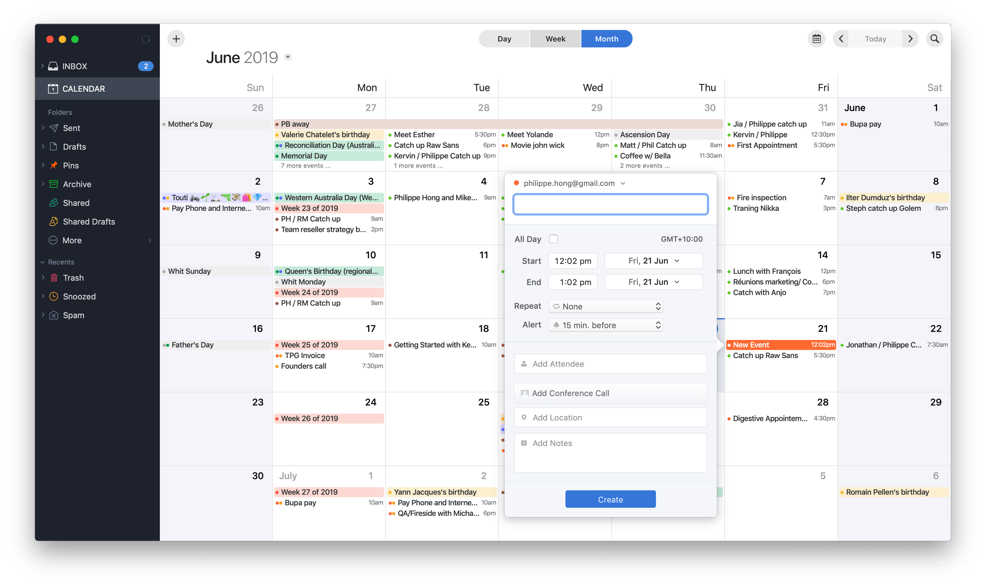 Which Calendar Works With Spark For Mac lasopain